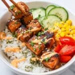 Air Fryer Salmon Bowl Recipe