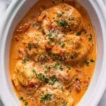 Slow Cooker Creamy Tomato Basil Chicken Recipe
