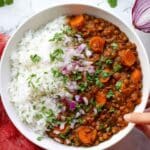 Slow Cooker Coconut Curry Lentils Recipe