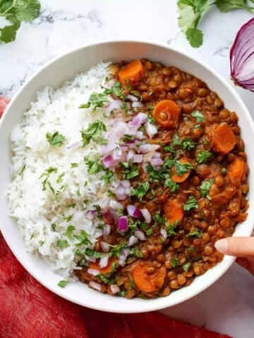 Slow Cooker Coconut Curry Lentils Recipe