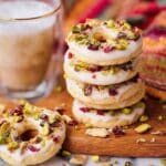 Cranberry Pistachio Wreath Cookies Recipe
