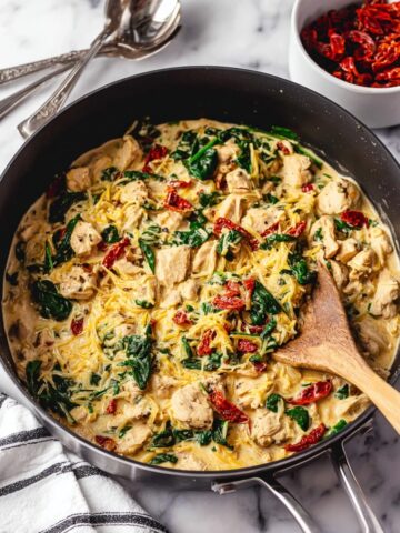 Tuscan Chicken and Spaghetti Squash Recipe