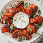 Mouthwatering Vegan Cauliflower Wings with Barbecue and Thai Chili Sauces Recipe