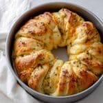 Cheesy Garlic Herb Pull Apart Bread Recipe