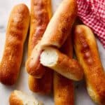 Homemade Soft Breadsticks Recipe