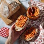 Homemade Ajvar: Roasted Pepper and Eggplant Spread from Scratch Recipe