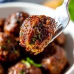 Crockpot Apple Butter Meatballs with Bourbon Recipe