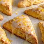 Orange Scones with Orange Zest and Citrus Glaze Recipe