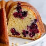 Super Moist Blueberry Bundt Cake Recipe
