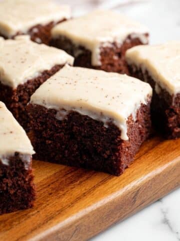 Gingerbread Cake with Cinnamon Molasses Frosting Recipe