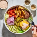 High-Protein Cheeseburger Salad Recipe