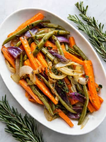 Roasted Green Beans and Carrots Recipe