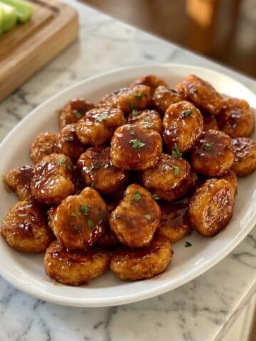 Baked Honey BBQ Chicken Bites Recipe