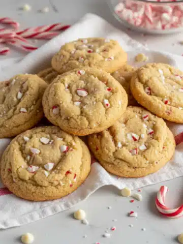 White Chocolate Peppermint Cookies Recipe