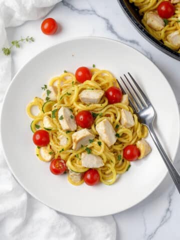 Mexican Chicken Zucchini Noodles Recipe