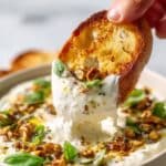 Spring Whipped Ricotta Dip with Honey & Pistachios Recipe
