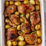 One Pan Lemon Herb Chicken and Potatoes Recipe