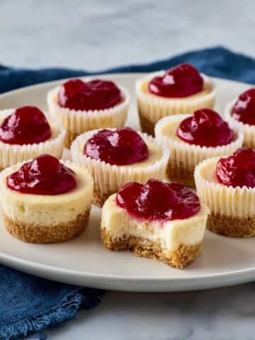 Mini Cheesecakes with Cherry Pie Filling Recipe