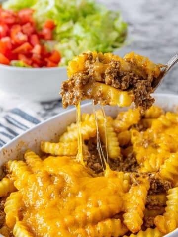 Cheeseburger French Fry Casserole Recipe
