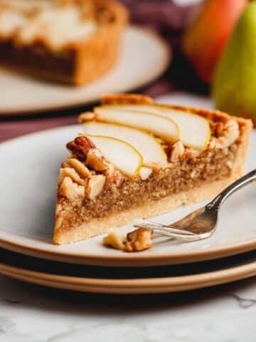 Hazelnut Frangipane Pear Tart Recipe