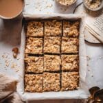 Vegan Date Caramel Slice with Nuts Crumble (Easy And Gluten-Free) Recipe