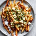 Homemade Poutine with Crispy Fries and Rich Gravy Recipe