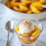 Caramelized Peaches in a Skillet Recipe