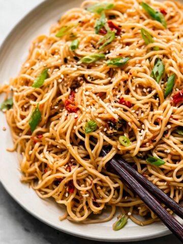 Sesame Garlic Ramen Noodles Recipe