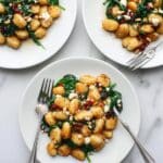 Pan Fried Gnocchi with Fennel, Cherry Tomatoes, Spinach, and Feta Recipe