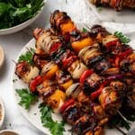 Honey Garlic Chicken Kabobs Recipe