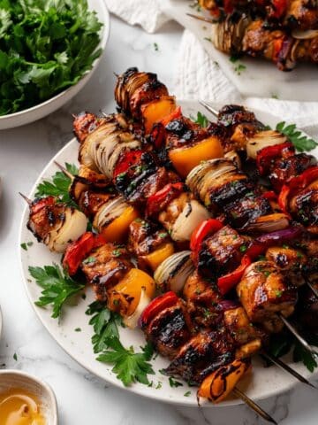 Honey Garlic Chicken Kabobs Recipe