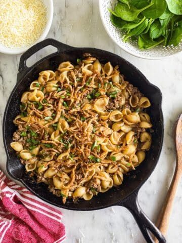 French Onion Hamburger Casserole Recipe
