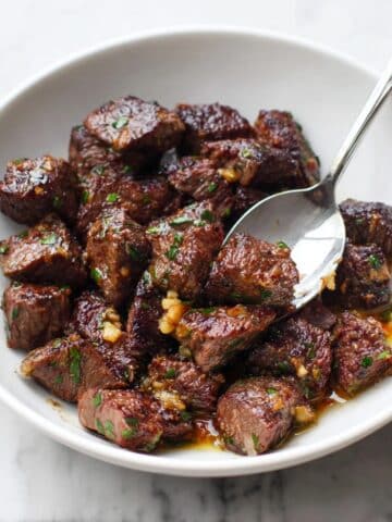 Garlic Butter Steak Tips Recipe