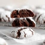 Vegan Chocolate Crinkle Cookies Recipe