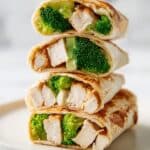Grilled Chicken Broccoli Wraps Recipe