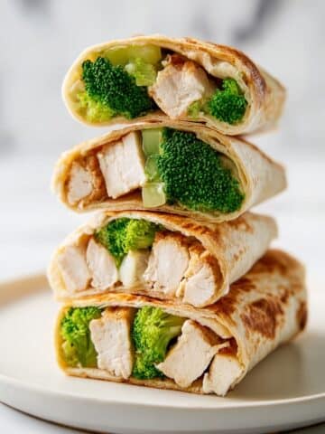 Grilled Chicken Broccoli Wraps Recipe