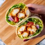 Healthy Crispy Chicken Wrap Recipe