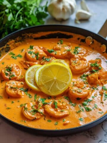 Easy Creamy Garlic Shrimp Recipe