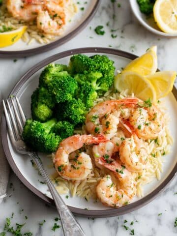 Baked Shrimp with Garlic Lemon Butter Sauce Recipe