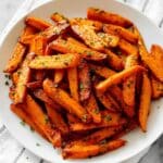 Garlic Parmesan Roasted Carrots Recipe