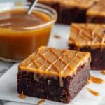 Easy Fudgy Caramel Brownies Recipe