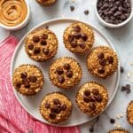 Peanut Butter Banana Baked Oatmeal Cups Recipe