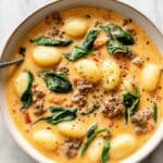 Creamy Italian Sausage Gnocchi Soup Recipe