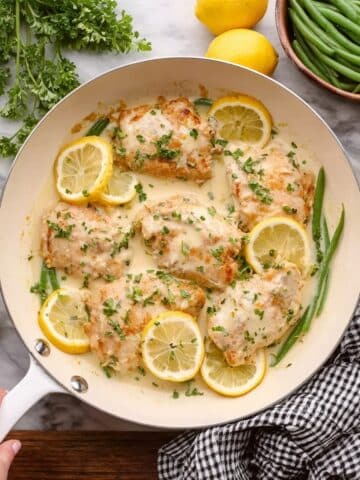 Creamy Lemon Garlic Chicken Recipe