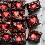 Strawberry Swirled Chocolate Brownies Recipe