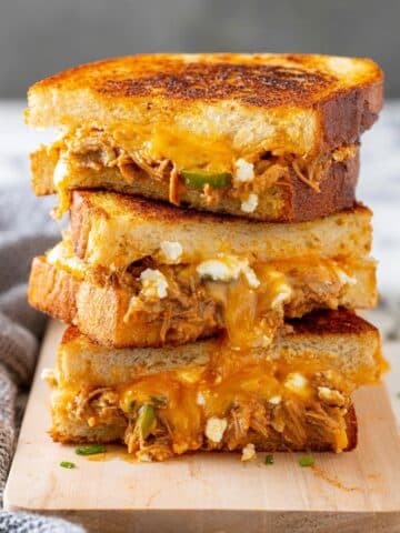 Buffalo Chicken Grilled Cheese Recipe