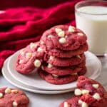 Red Velvet Cookies with White Chocolate Chips Recipe
