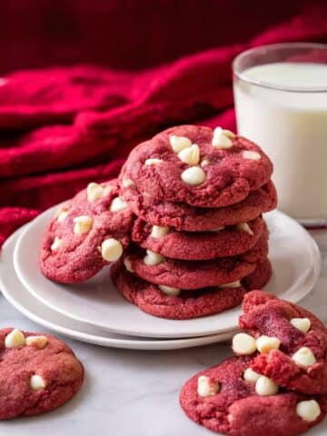 Red Velvet Cookies with White Chocolate Chips Recipe