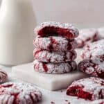 Red Velvet Crinkle Cookies Recipe