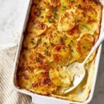 Creamy Garlic Thyme Scalloped Potatoes Recipe